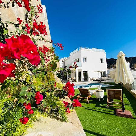 Dream Villa With Heated Pool, Rooftop & Ocean Views Mogán Buitenkant foto