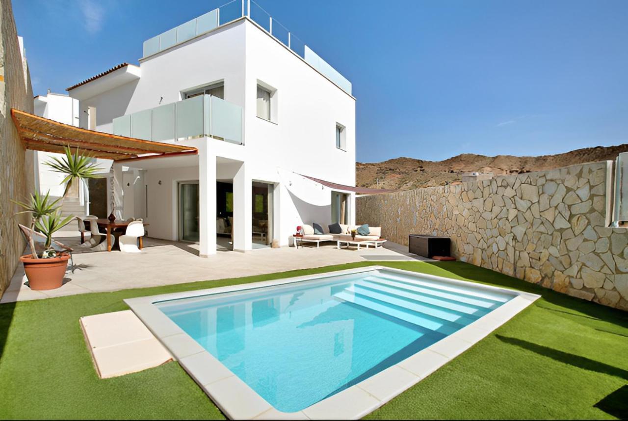 Dream Villa With Heated Pool, Rooftop & Ocean Views Mogán Buitenkant foto