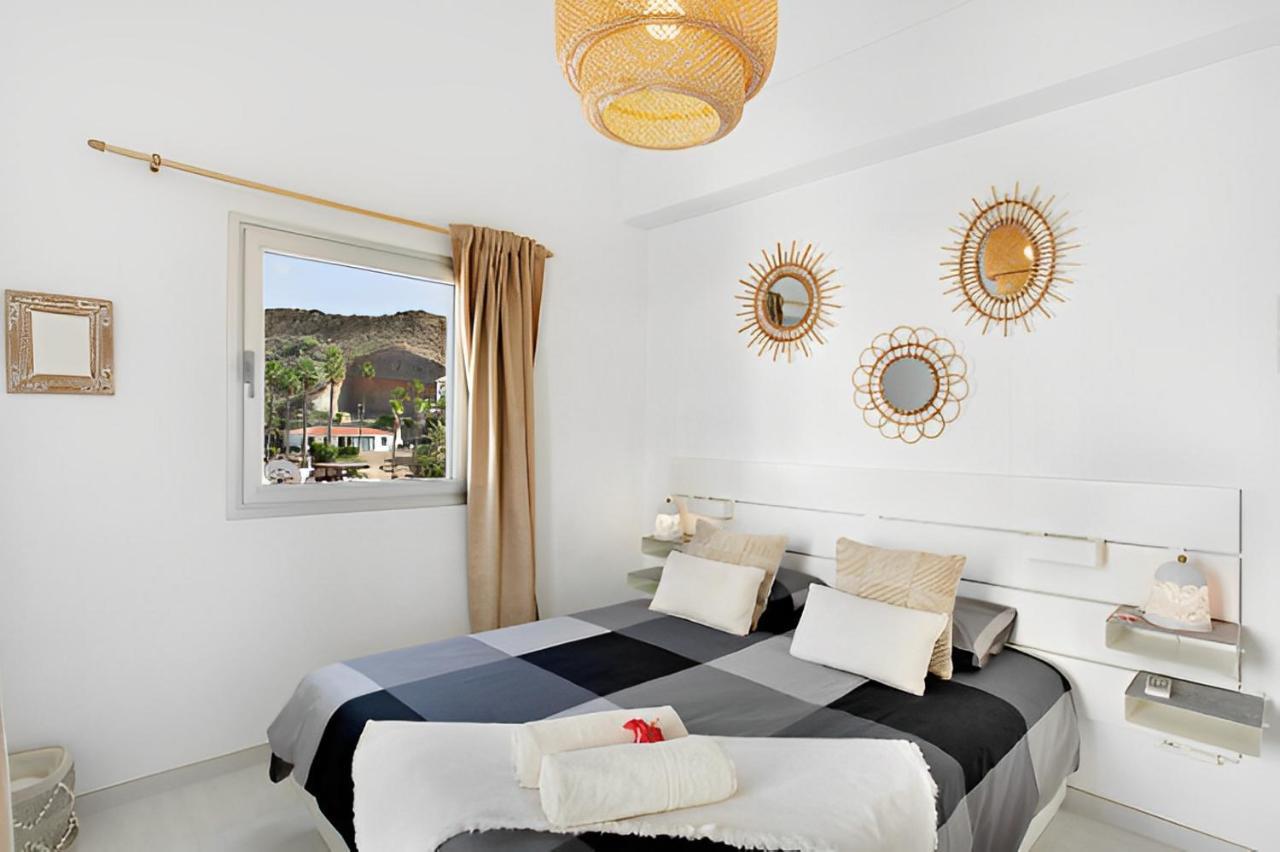 Dream Villa With Heated Pool, Rooftop & Ocean Views Mogán Buitenkant foto